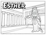 Esther Getcolorings Christianity Maze Col Reina Vbs sketch template