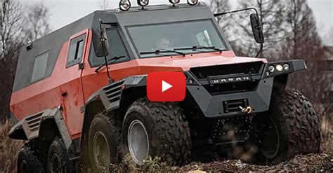 the russian shaman might be the mightiest all terrain vehicle you ve