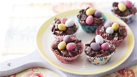 chocolate easter egg nest cakes recipe cart