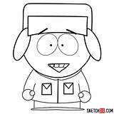 South Park Kyle Draw Broflovski Step Sketchok Drawing Characters Cartoon sketch template