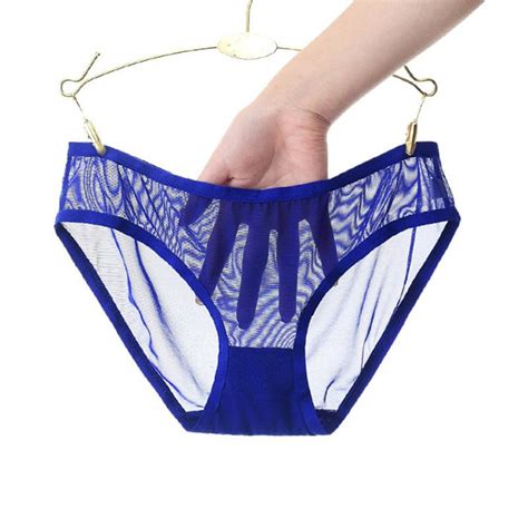 Buy Womens Undergarments See Through Underwear Knickers Seamless Mesh