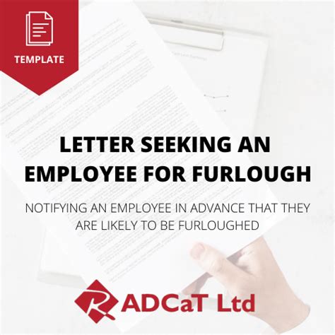 letter seeking  employee  furlough radcat