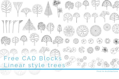 cad blocks trees archives   architecture