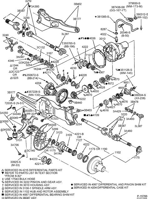 qa ford  front axle parts diagrams   models