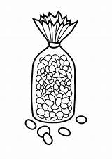 Coloring Jar Jelly Bean Pages Printable Mason Beans Getcolorings Decorating Choose Board Template sketch template