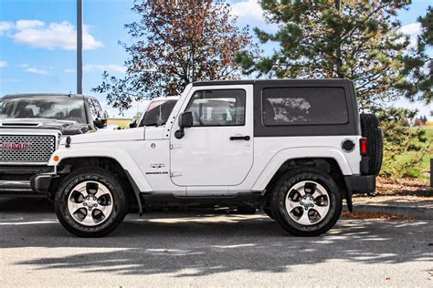 certified pre owned  jeep wrangler sahara auto  wd convertible