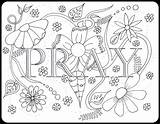 Coloring Prayer Pages Praying Pray Lds Bible Printable Color Colouring Georgia Adults Adult Keeffe Kids Sheets Child Children Print Lords sketch template