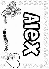 Alex Coloring Pages Color Printable Print Getcolorings Sheets Hellokids Online Girls sketch template