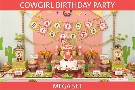 etsy cowgirl theme party cowgirl birthday cowgirl birthday party