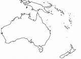 Continente Oceania Mudo Politico Mudos Lh5 Siluetas Oceanico Juntos Educando Paises sketch template