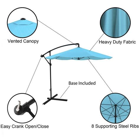 cantilever umbrella parts diagram