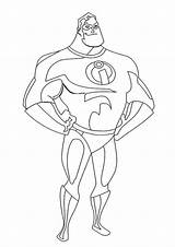 Coloring Mr Superheld Ingrahamrobotics Kostenlos sketch template