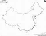 Map China Coloring Maps Library Clipart sketch template