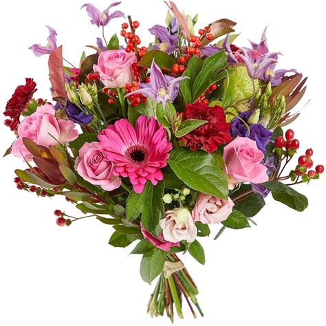 boeket  vrolijke kleuren met gerberas rozen en eustomas floral wreath happy birthday