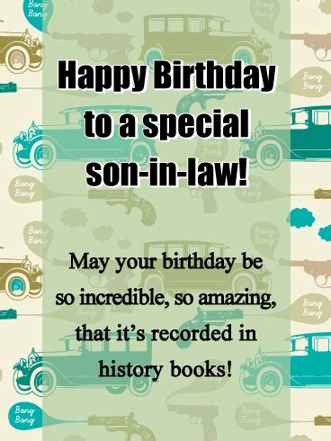 son  law birthday card design templates  candacefaber
