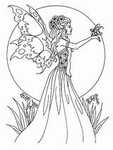 Fairies Adults Mythical sketch template