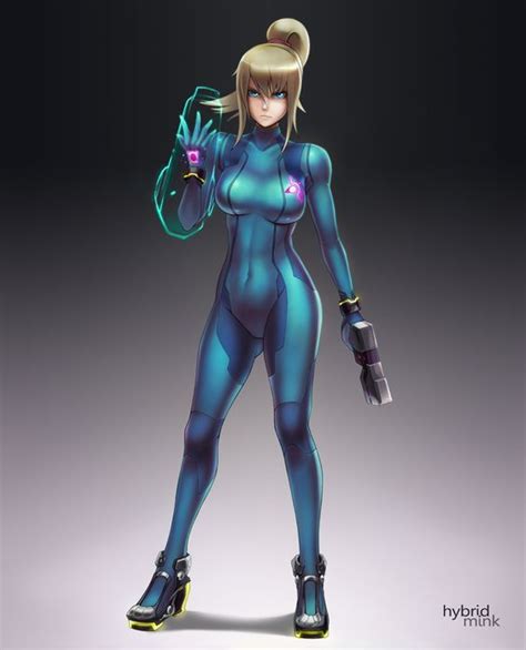 Sexy Zero Suit Samus Based On Her Smash Bros 3ds Wii U Appearance