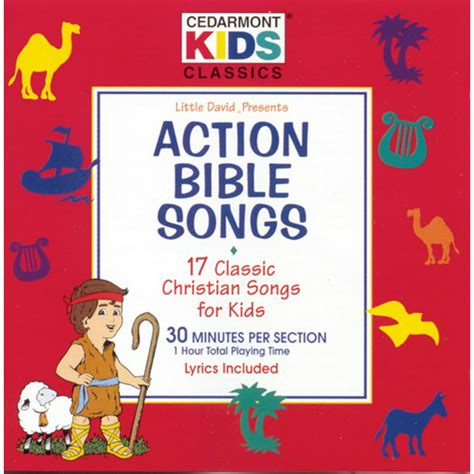 cedarmont kids classics action bible songs cd walmartcom