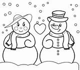 Snowman Coloring Pages Christmas Printable Filminspector Holiday sketch template
