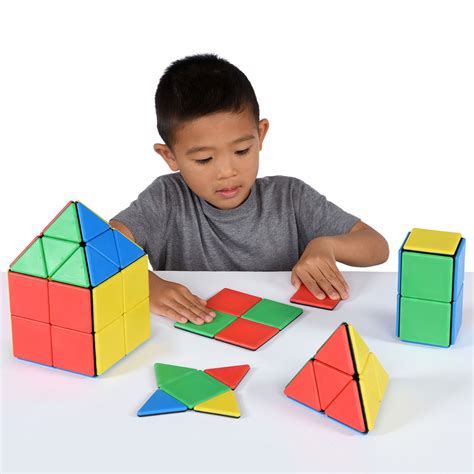 solid magnetic polydron class set