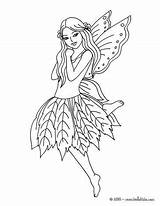Coloring Fairy Flower Sheets Pages sketch template