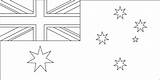 Flag Australian Colour Australia Flags Coloring Outline Clipart Pages Etc Printable 2009 Colouring Activities Drawing Bw Color Scout Usf Edu sketch template