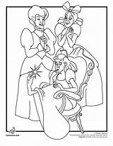 Coloring Pages Disney Cinderella Stepmother Stepsisters Cartoon Colouring Sheets Jr Sisters Cendrillon Coloriage Belle Mere Soeurs Et Stepsister Princess Sheet sketch template