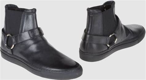 raf simons sneaker boot  black  men lyst