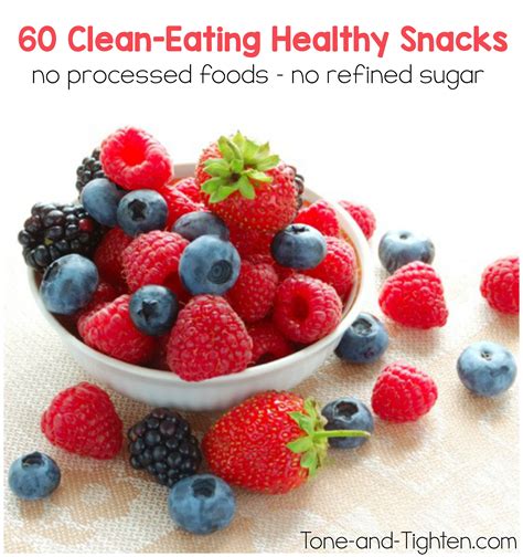 clean eating healthy snacks tone  tighten