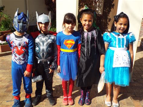 cartoon character superhero dress  day  bergvliet primary