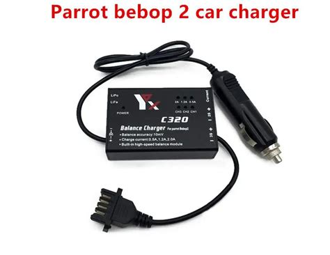 parrot bebop  car charger   quick battery charging outdoor  rc parrot bebop  drone