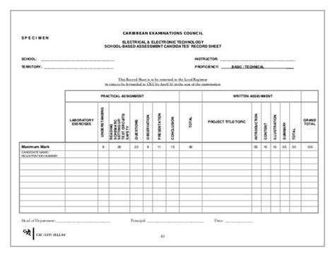 electrical installation test sheet  electrical installation