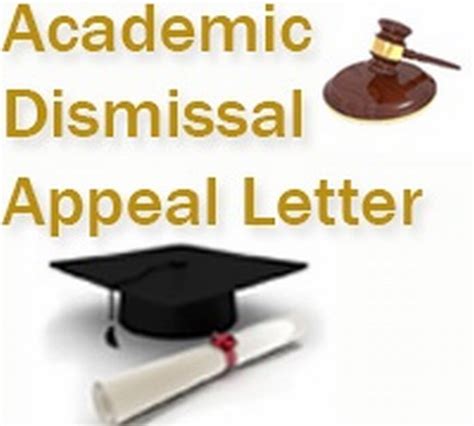 academic dismissal appeal letter  letters