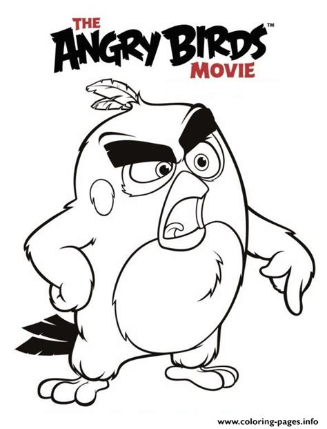 gambar angry bird red girl coloring page wecoloringpage pages birds
