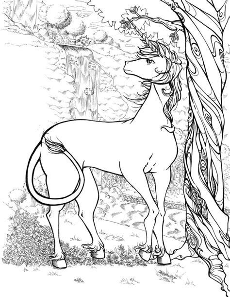 pin  barbara konwinski  unicorns horse coloring pinterest
