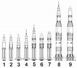 Rockets Saturn Space Apollo Rocket Drawing Project Nasa Astronomy Program Drawings History Historicspacecraft Exploration sketch template