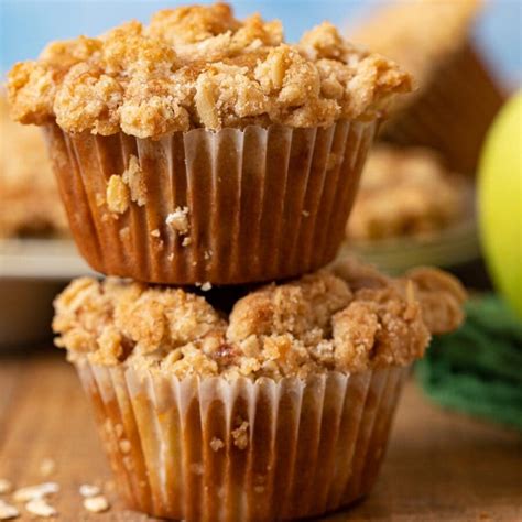Apple Crisp Muffins Recipe Dinner Then Dessert