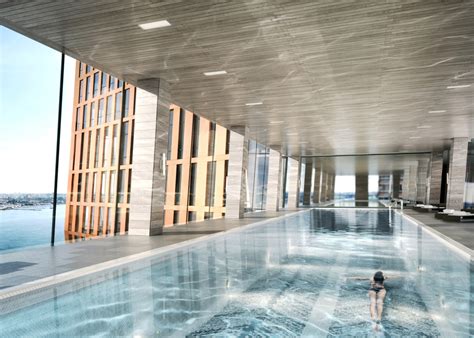 Skybridge With A Pool Will Link Pair Of Manhattan Towers By Shop