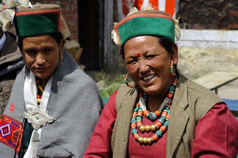 local people  lahaul valley pictures india  global geography