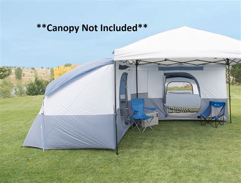 ozark trail connect tent  person canopy tent straight leg canopy sold separately walmartcom