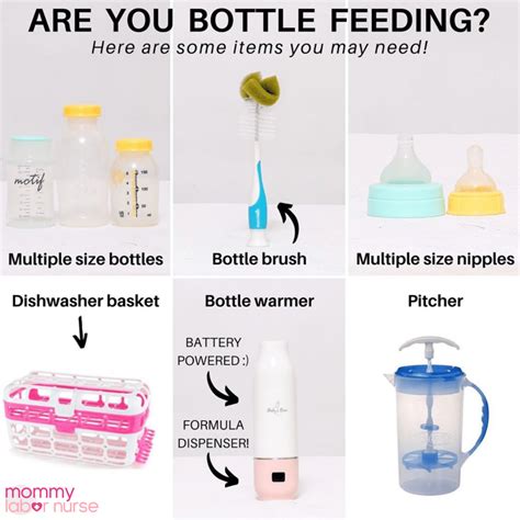 list  bottle feeding equipment  items    feeding baby