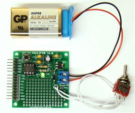 mini project board  picf series microcontrollers