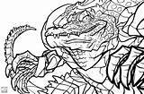 Croc Killer Drawing Getdrawings sketch template