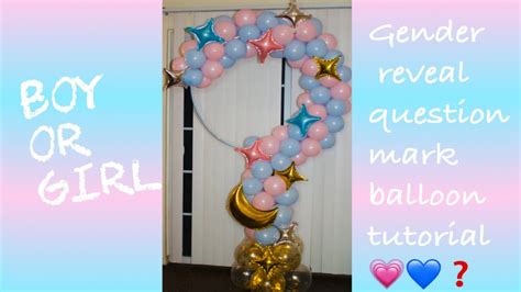 Question Mark Balloon Gender Reveal How To Youtube
