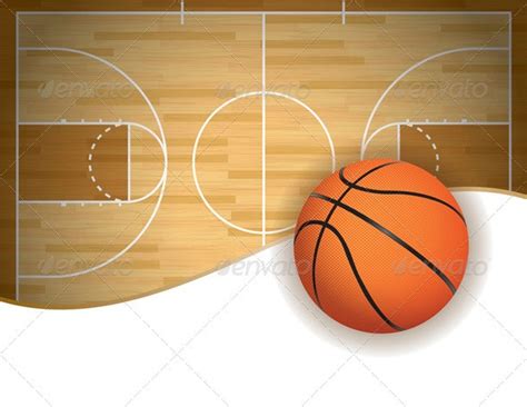 basketball court  ball background  enterlinedesign graphicriver
