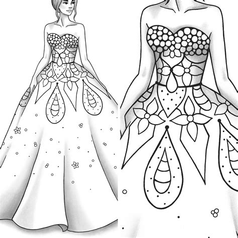 fashion design coloring sheets coloring pages