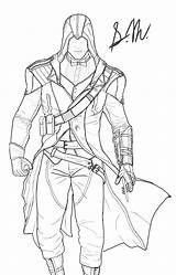 Creed Assassin Unity Sketch Arno Rough Modern Deviantart Drawings Fan Digital sketch template