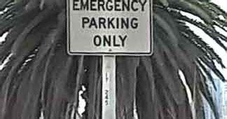 emergency parking