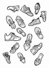 Sapato Sapatos sketch template