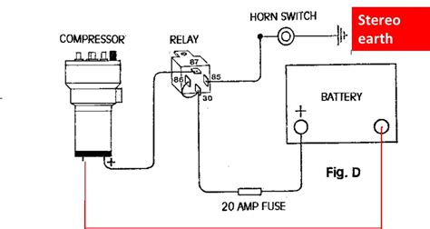 horn wiring diagram